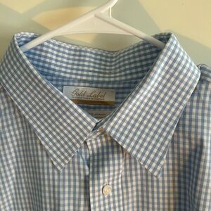 Gold Label Roundtree and Yorke 17 1/2 36/37 men’s dress shirt TALL